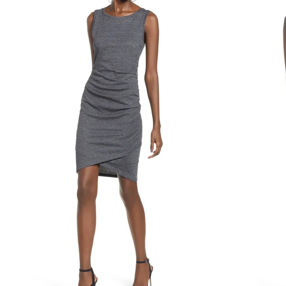 Leith Ruched Body-Con Tank Dress